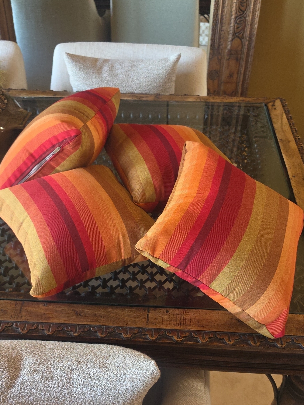 Sunbrella Patio Pillows 4 New